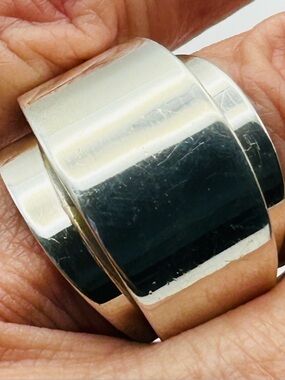 Sterling Silver Wide Band Ring